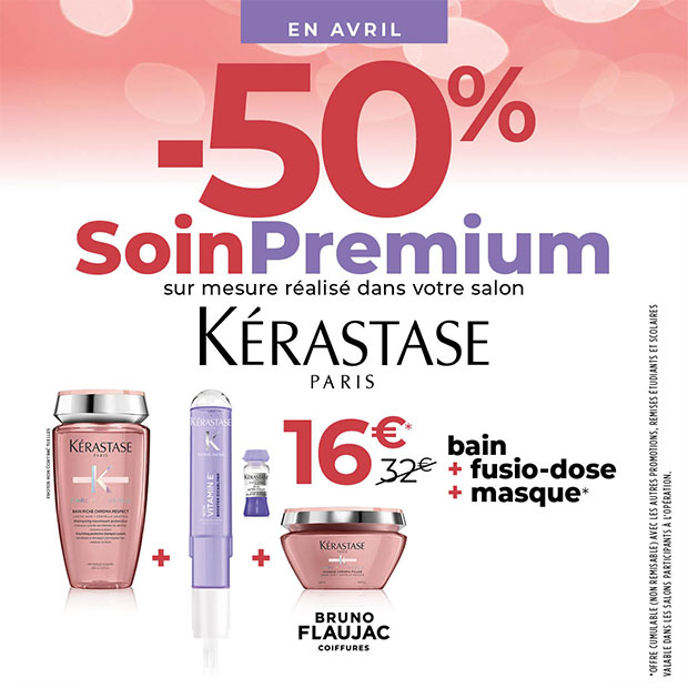 Promotion d'avril chez Bruno Flaujac